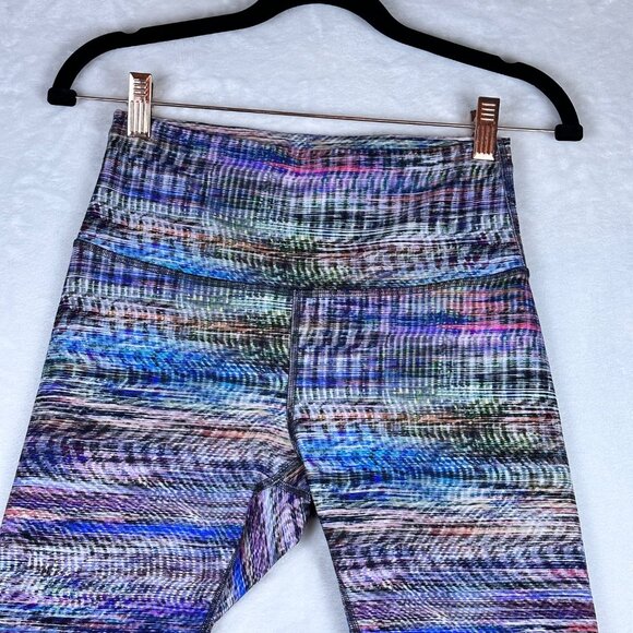 Lululemon Wunder Under Train Leggings Sz 8 Digital Oasis High Rise Everlux Pants - Picture 10 of 10